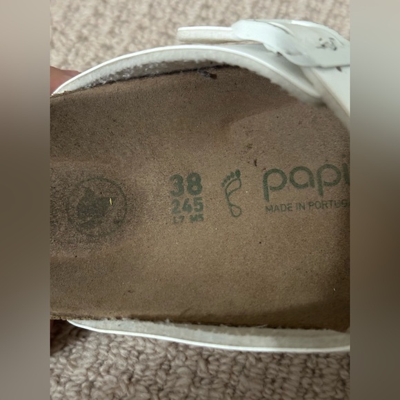 Birkenstock Gizeh Flex Platform Birko-Flor White Womens 38 - Picture 12 of 14